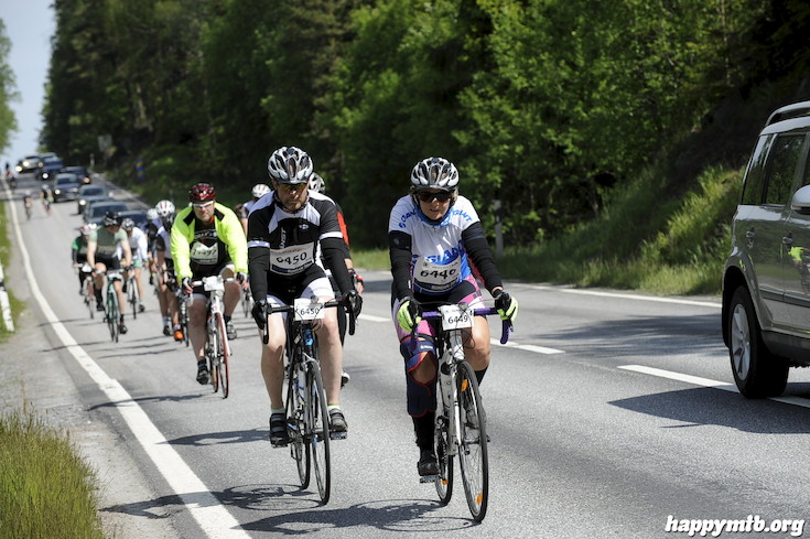 Bild från Vätternrundan 2015