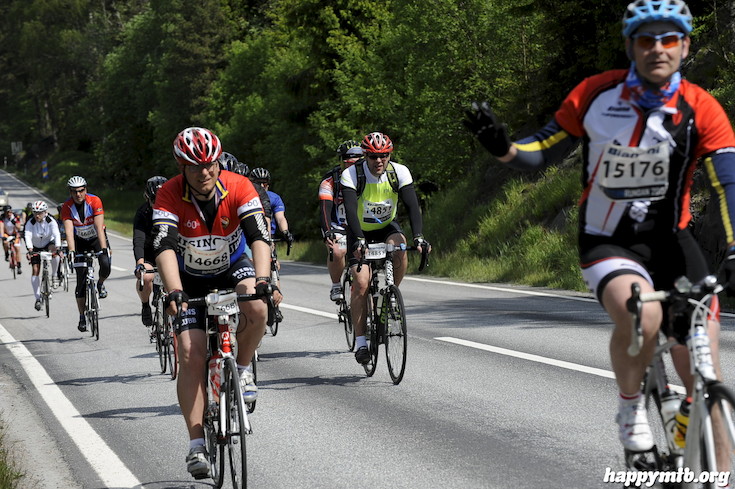 Bild från Vätternrundan 2015