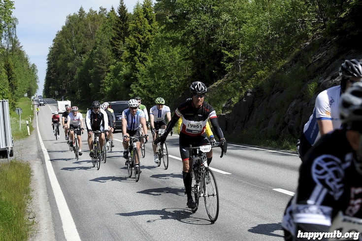 Bild från Vätternrundan 2015