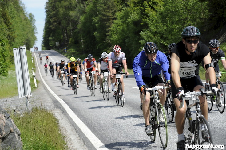 Bild från Vätternrundan 2015