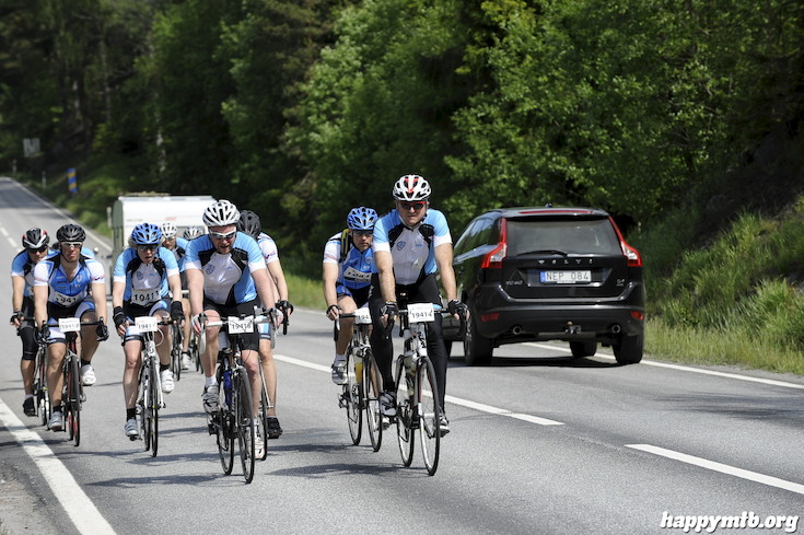 Bild från Vätternrundan 2015