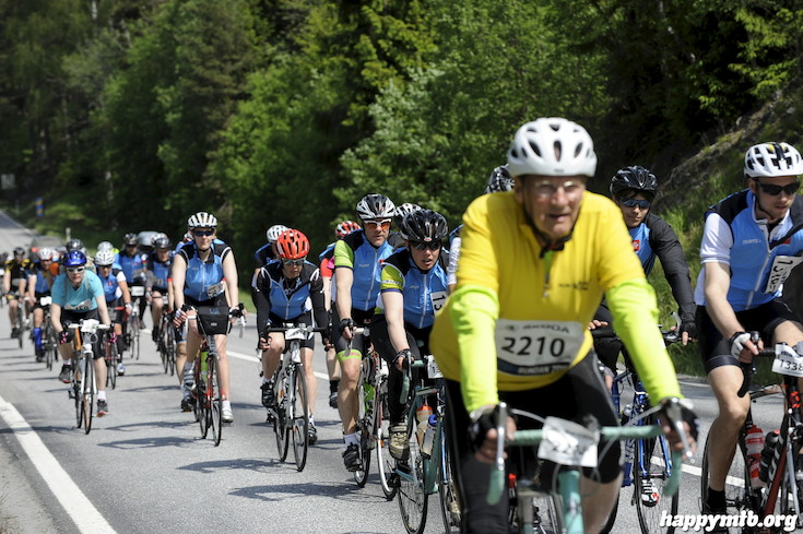 Bild från Vätternrundan 2015