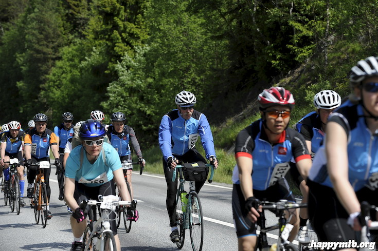 Bild från Vätternrundan 2015