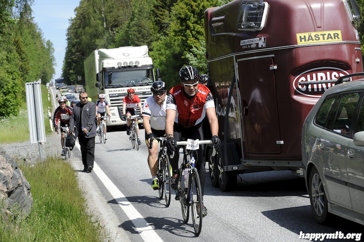Bild från Vätternrundan 2015