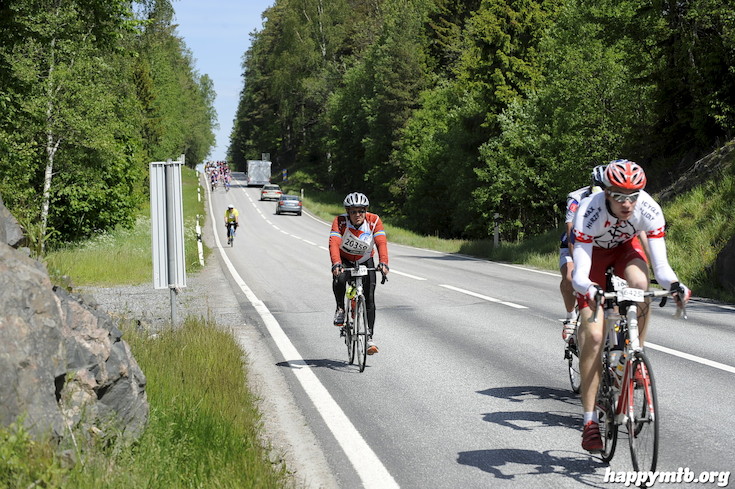 Bild från Vätternrundan 2015
