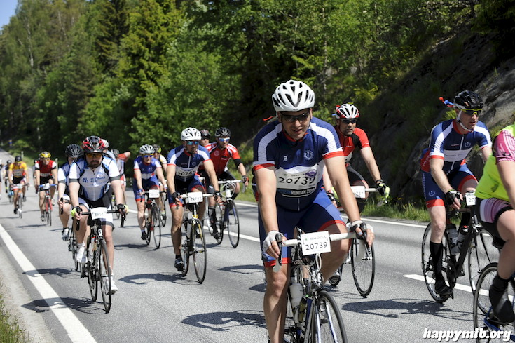 Bild från Vätternrundan 2015