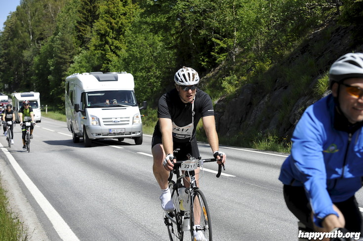 Bild från Vätternrundan 2015