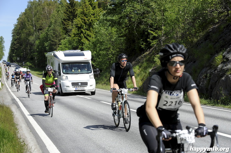 Bild från Vätternrundan 2015