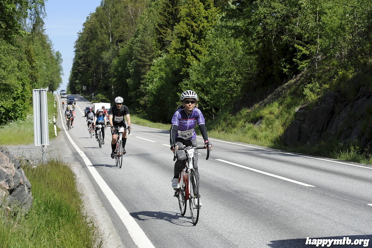 Bild från Vätternrundan 2015