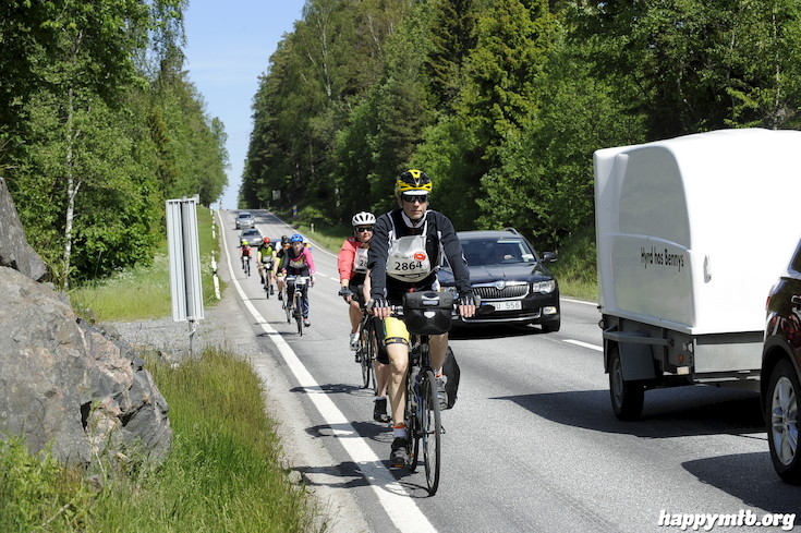 Bild från Vätternrundan 2015