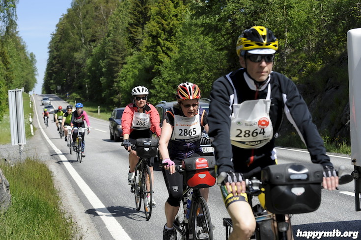 Bild från Vätternrundan 2015