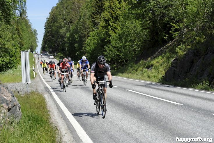 Bild från Vätternrundan 2015