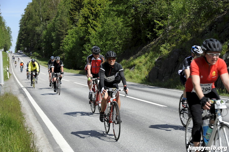 Bild från Vätternrundan 2015