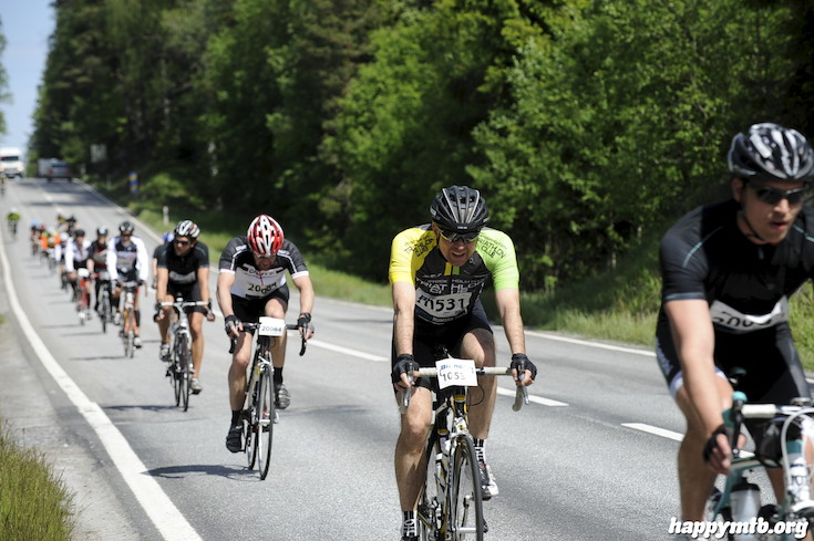 Bild från Vätternrundan 2015