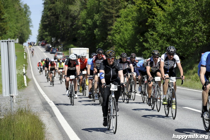 Bild från Vätternrundan 2015