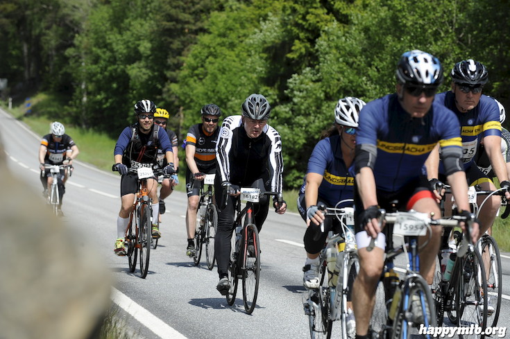 Bild från Vätternrundan 2015