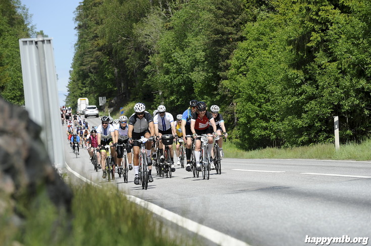 Bild från Vätternrundan 2015