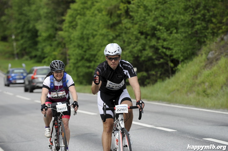 Bild från Vätternrundan 2015