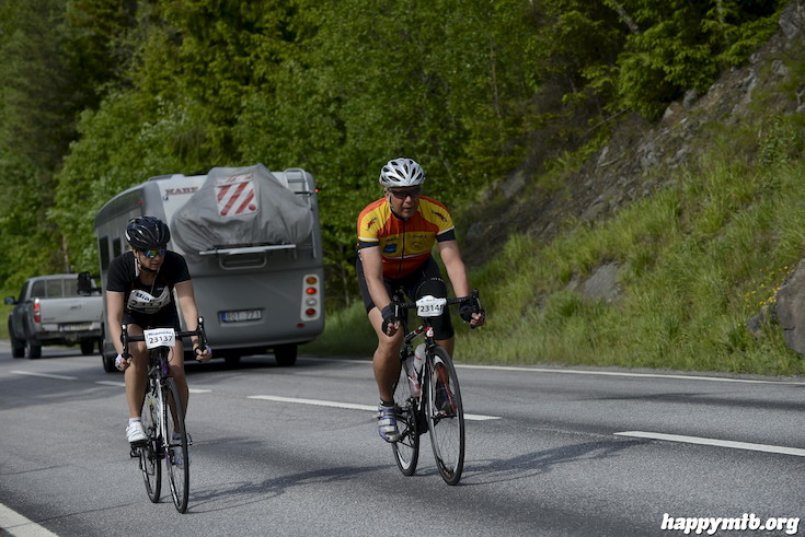 Bild från Vätternrundan 2015