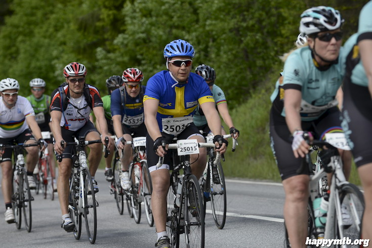 Bild från Vätternrundan 2015