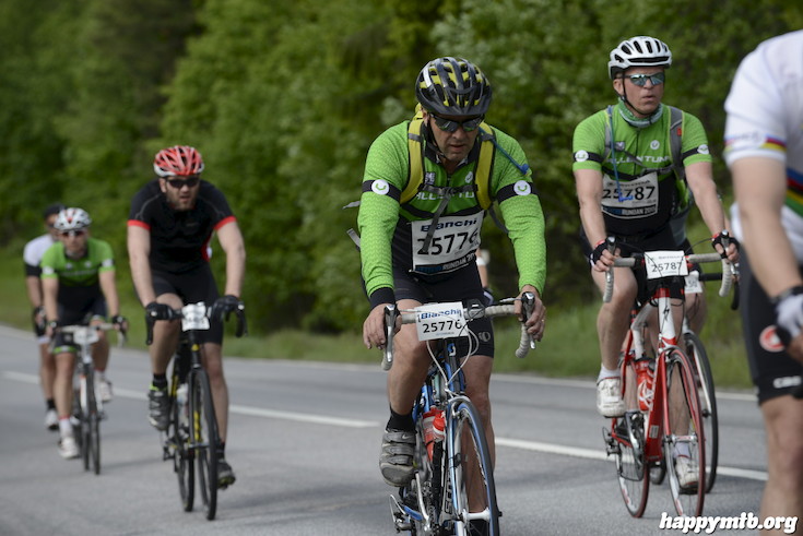 Bild från Vätternrundan 2015