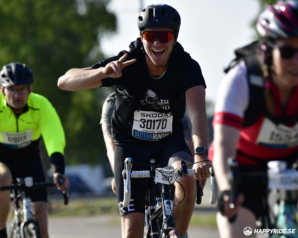 Bild från Vätternrundan 2023