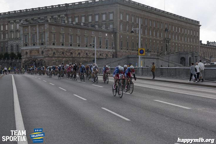 Bild från Velothon Stockholm 2015 - Proffsen