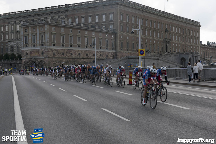 Bild från Velothon Stockholm 2015 - Proffsen