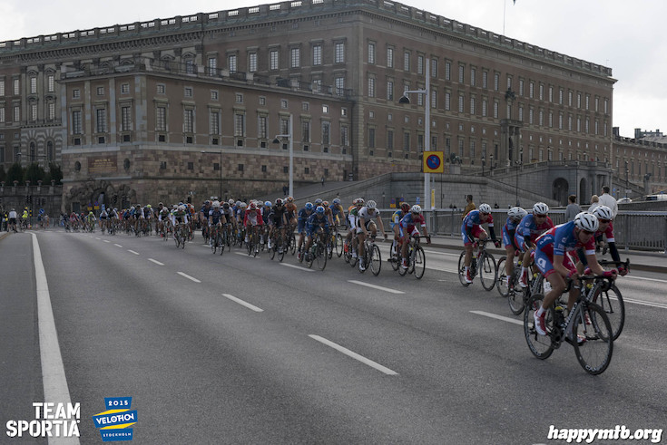 Bild från Velothon Stockholm 2015 - Proffsen