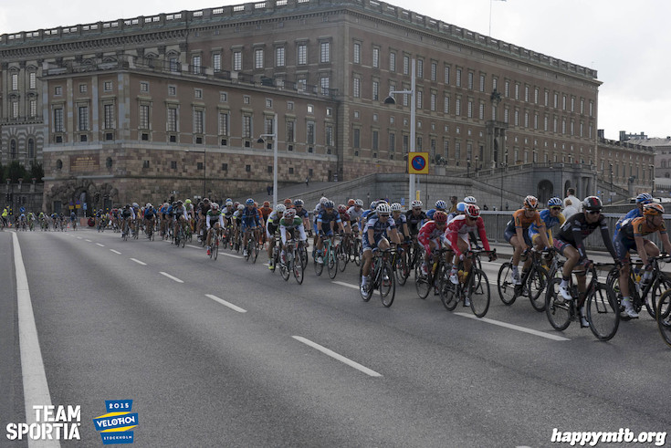 Bild från Velothon Stockholm 2015 - Proffsen
