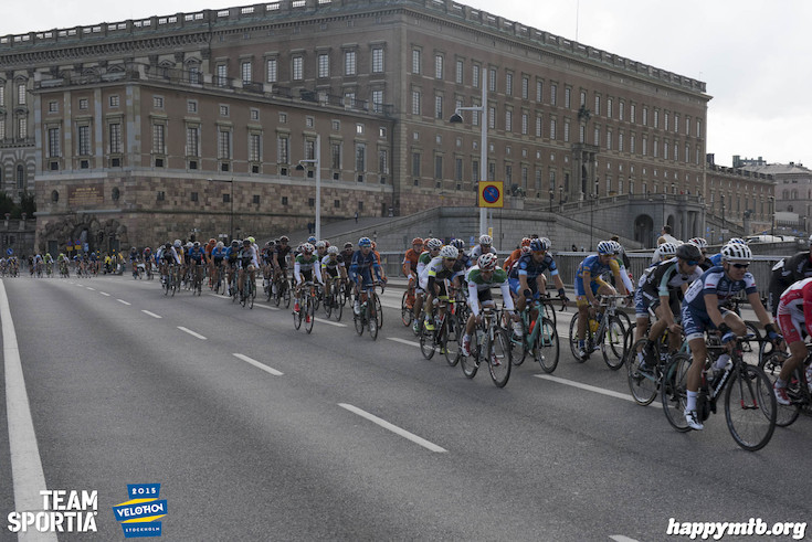 Bild från Velothon Stockholm 2015 - Proffsen