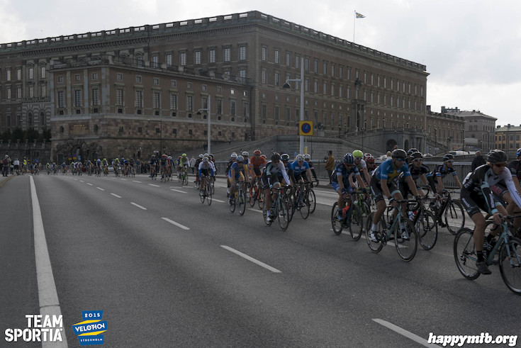 Bild från Velothon Stockholm 2015 - Proffsen
