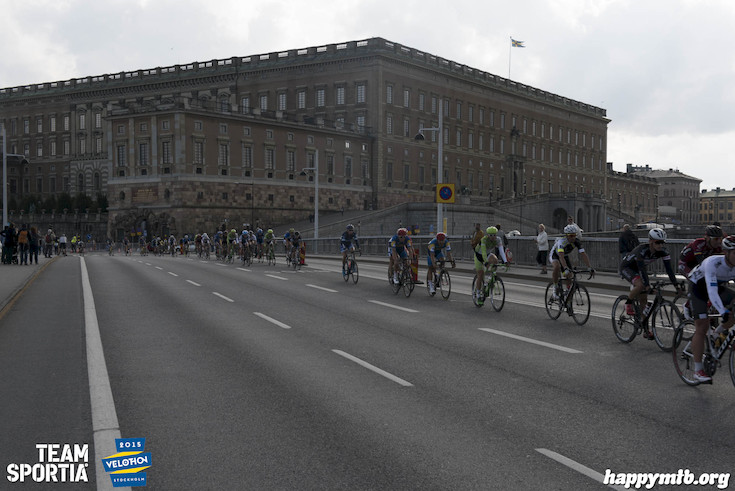 Bild från Velothon Stockholm 2015 - Proffsen
