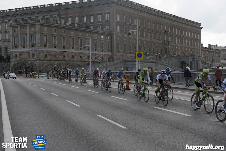 Bild från Velothon Stockholm 2015 - Proffsen