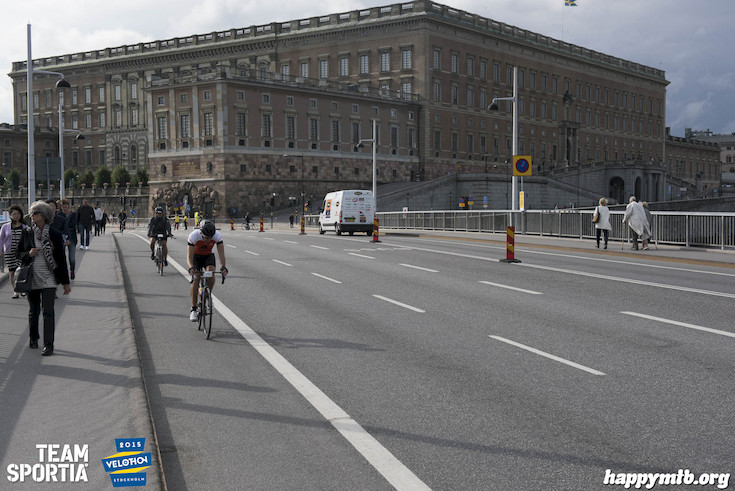 Bild från Velothon Stockholm 2015 - Slottet