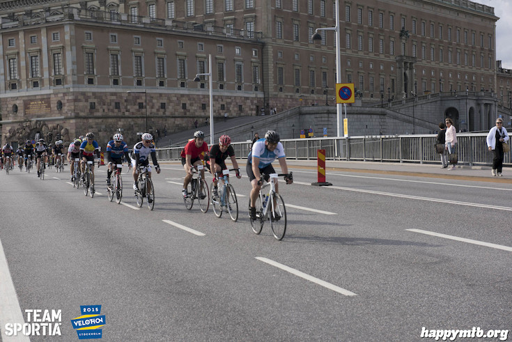 Bild från Velothon Stockholm 2015 - Slottet