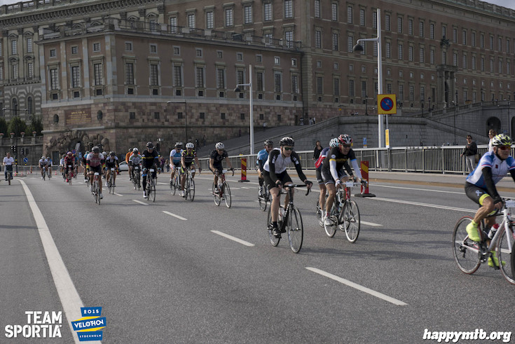 Bild från Velothon Stockholm 2015 - Slottet