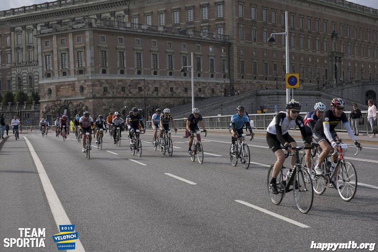 Bild från Velothon Stockholm 2015 - Slottet
