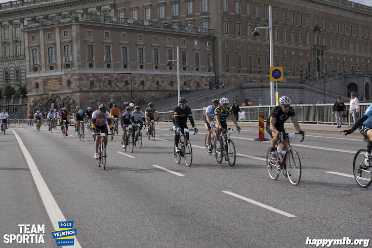 Bild från Velothon Stockholm 2015 - Slottet