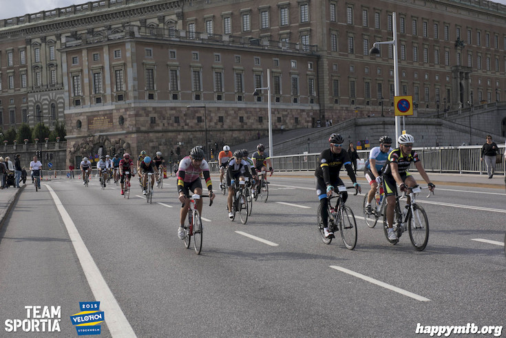 Bild från Velothon Stockholm 2015 - Slottet
