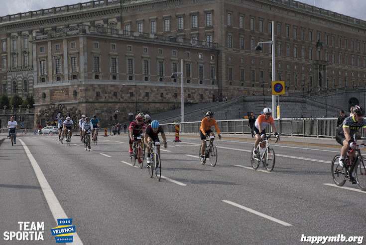 Bild från Velothon Stockholm 2015 - Slottet