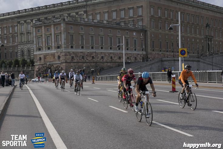 Bild från Velothon Stockholm 2015 - Slottet