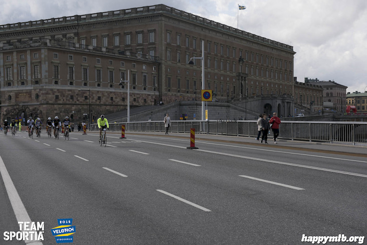 Bild från Velothon Stockholm 2015 - Slottet