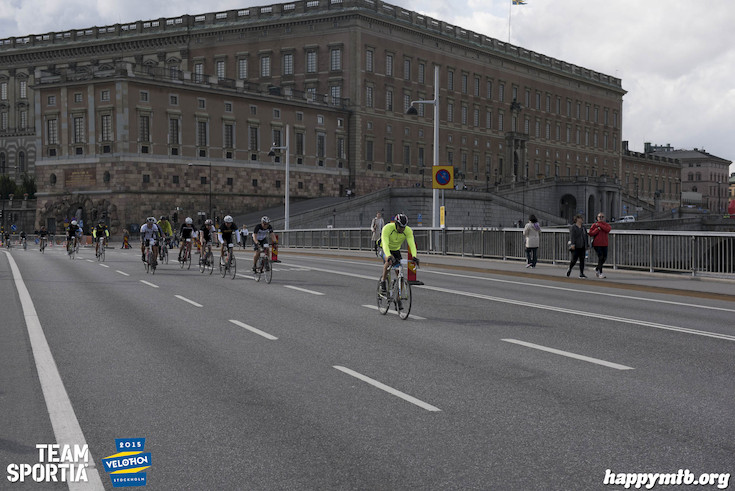 Bild från Velothon Stockholm 2015 - Slottet