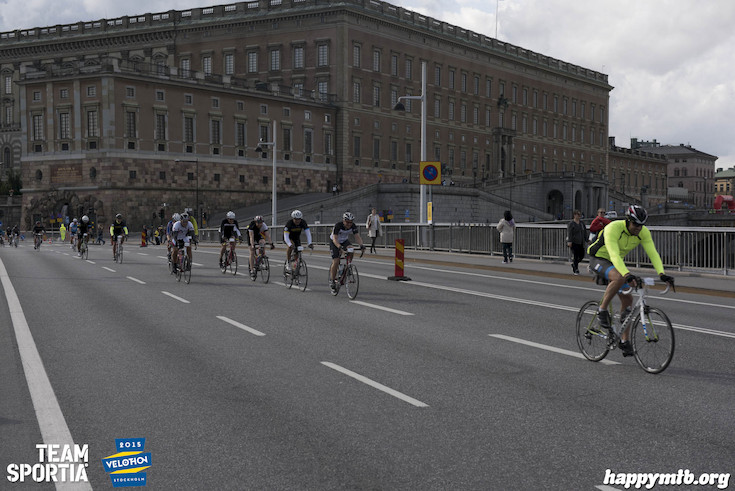 Bild från Velothon Stockholm 2015 - Slottet