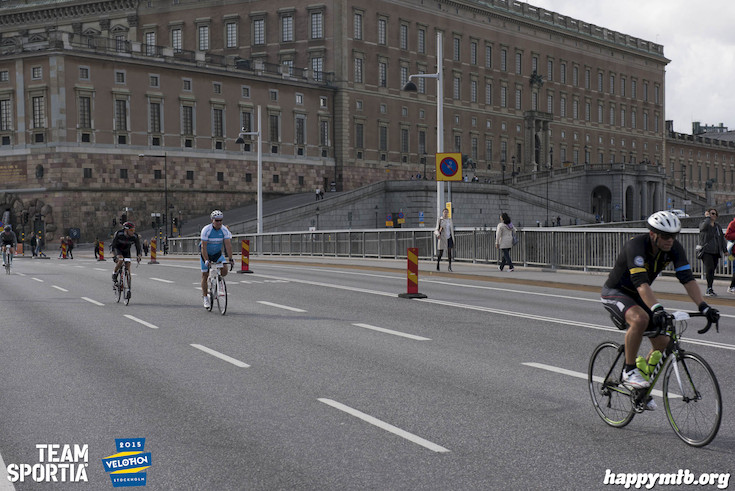 Bild från Velothon Stockholm 2015 - Slottet