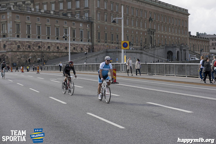 Bild från Velothon Stockholm 2015 - Slottet