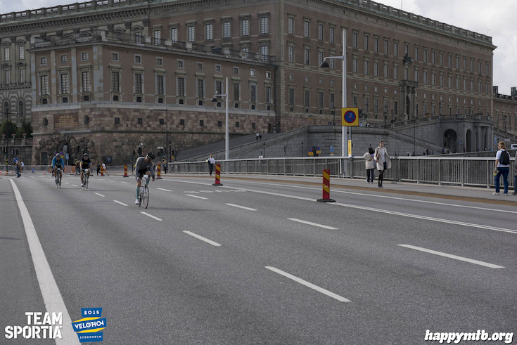 Bild från Velothon Stockholm 2015 - Slottet