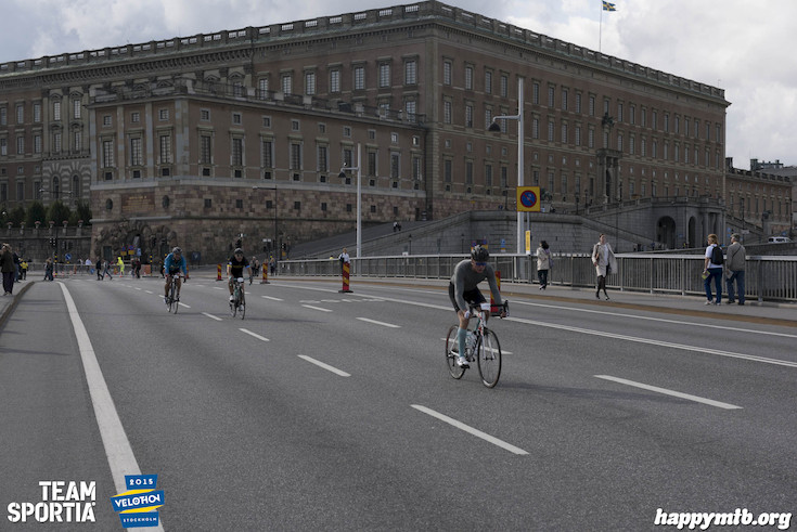Bild från Velothon Stockholm 2015 - Slottet