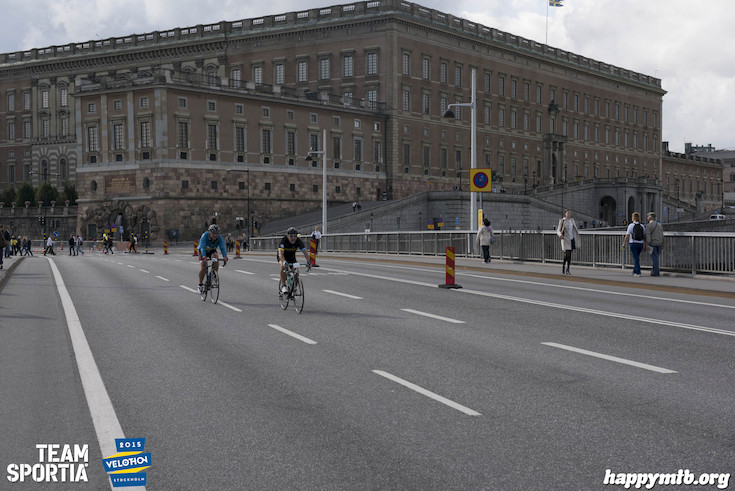 Bild från Velothon Stockholm 2015 - Slottet